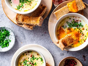 Receita Ovos cocotte