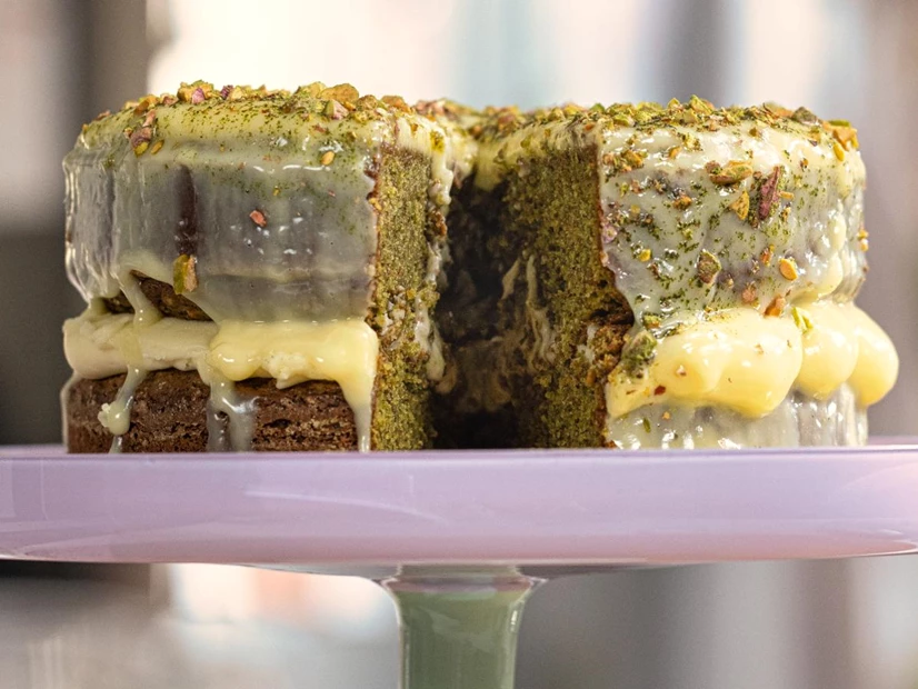 Receita de Bolo de Pistáchio