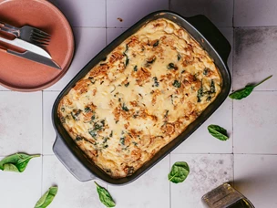 Empadão de Alheira com Espinafres