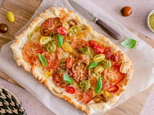 Galette rústica de tomate