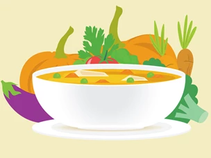 sopa saudável