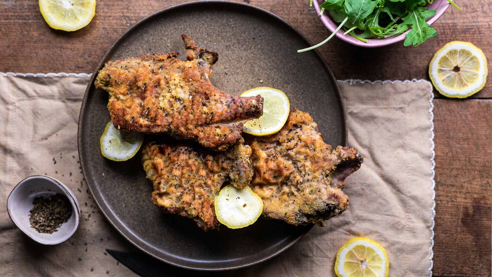 Costeletas à Milanesa