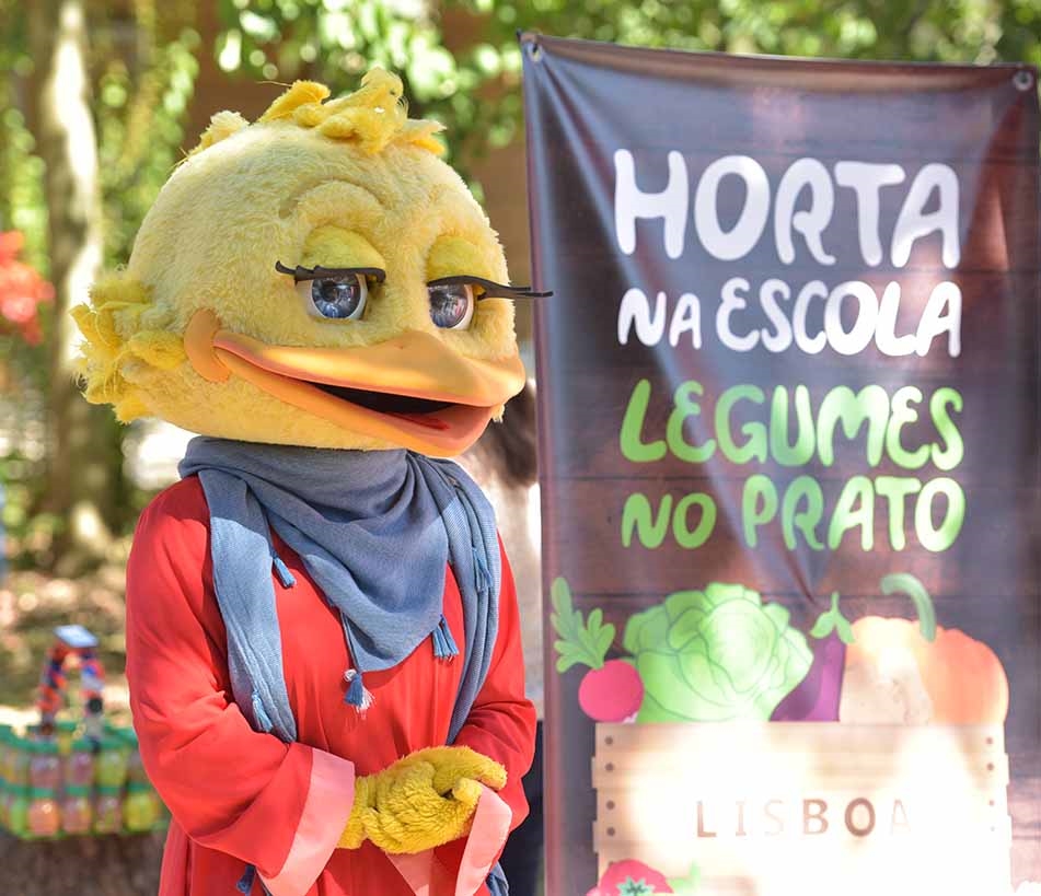 Leopoldina Horta Na Escola Legumes No Porto